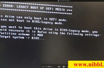 ERROR: Legacy boot of UEFI Media